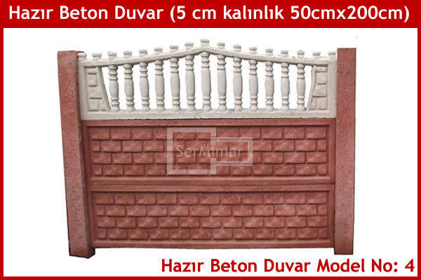 Beton Bahçe Duvarı Kalıpları ve Modelleri